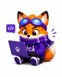 YCA Mascot Fizzi coding in YCA Winter Camp